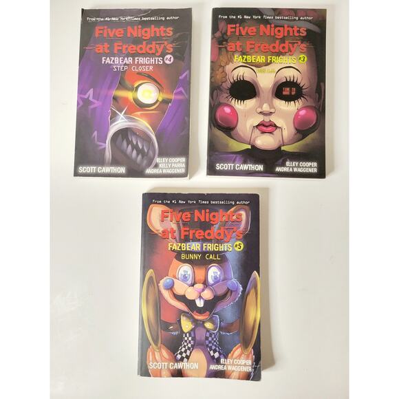 Five Nights at Freddy's Fazbear Frights Lot (#3, #4, #5) - Horror Book Series - Picture 1 of 4